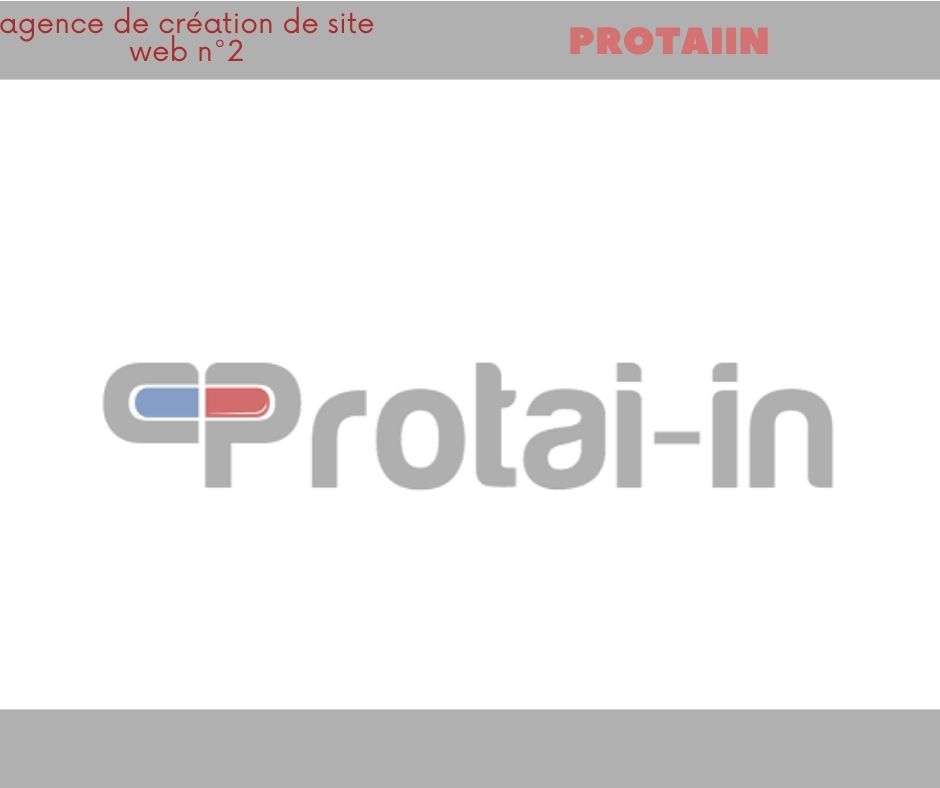 image bleu rouge gris blanc avec le logo de l'entreprise au centre