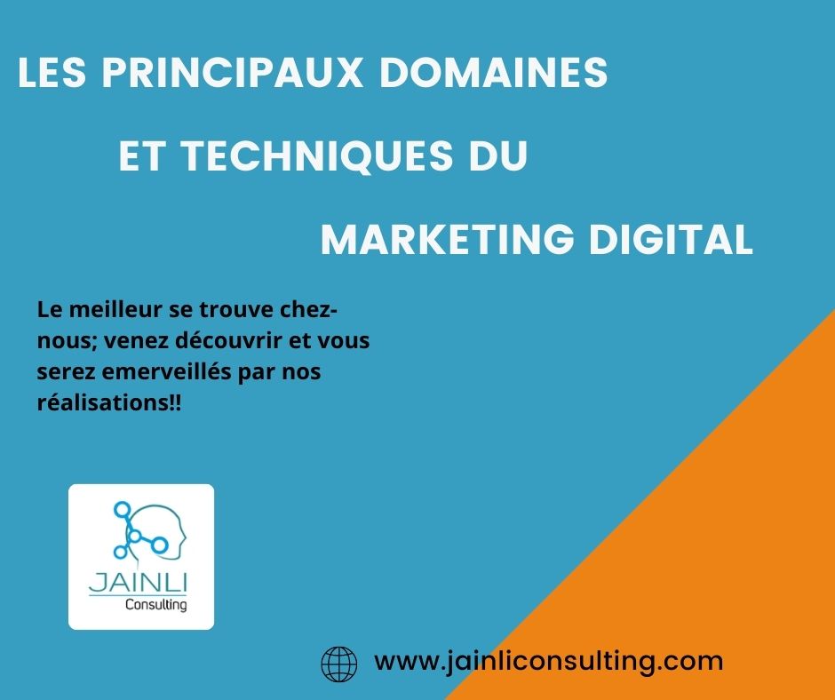 visuel bleu orange avec un logo